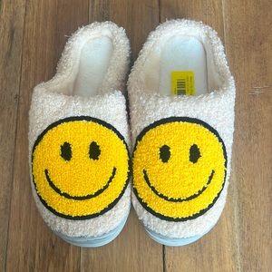 New smiley face slippers